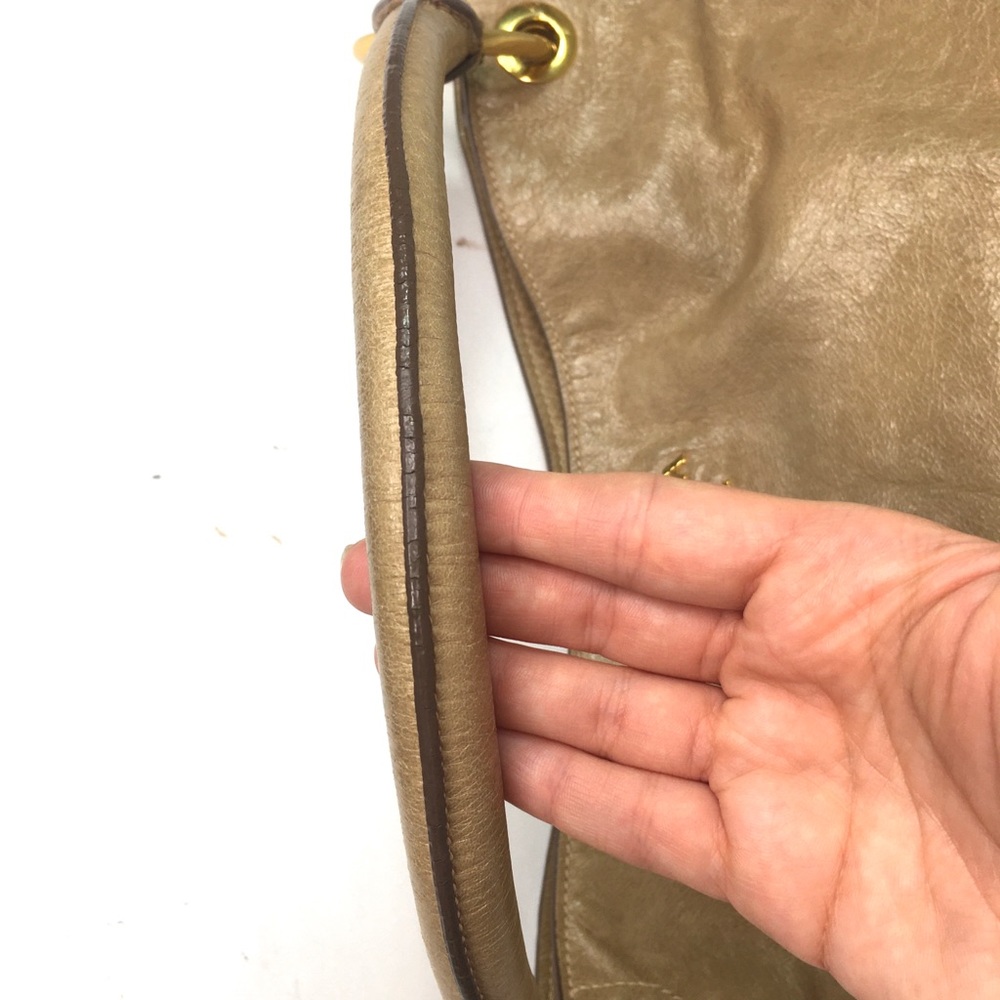 Authentic Prada brown leather shoulder bag - Picture 5 of 16